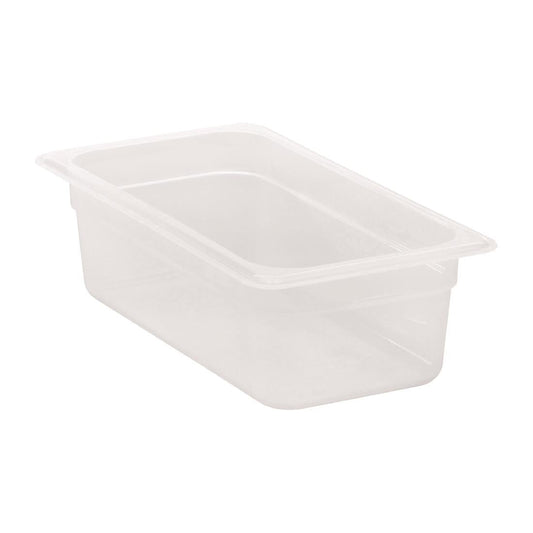 Cambro Polypropylene Gastronorm Tray - Translucent  - 1/3 100mm • PAS-DW504