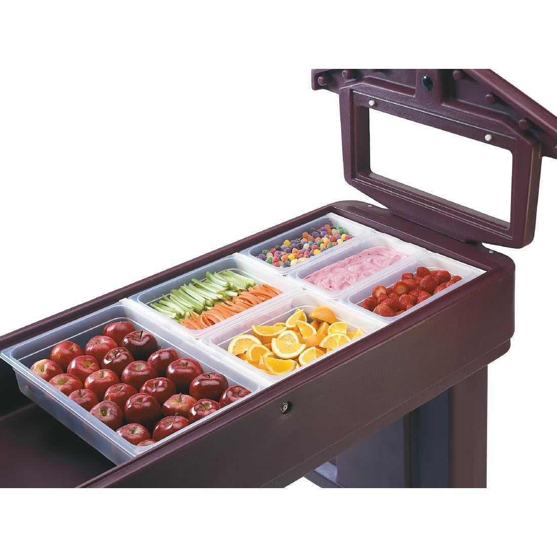 Cambro Polypropylene Gastronorm Tray - Translucent  - 1/3 100mm • PAS-DW504