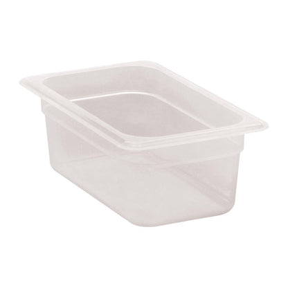 Cambro Polypropylene Gastronorm Tray - Translucent  - 1/4 100mm • PAS-DW506