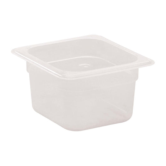 Cambro Polypropylene Gastronorm Tray - Translucent  - 1/6 100mm • PAS-DW508
