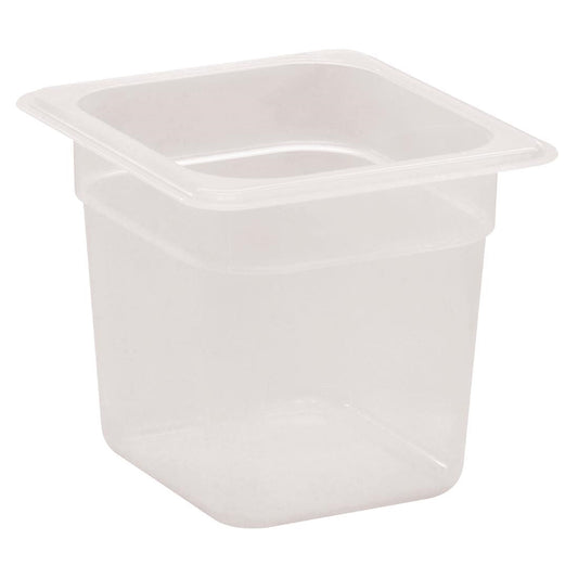 Cambro Polypropylene Translucent Gastronorm Tray 1/6 150mm • PAS-DW509