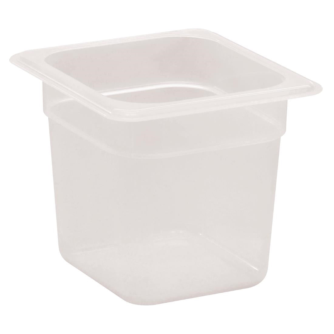 Cambro Polypropylene Gastronorm Tray - Translucent  - 1/9 100mm • PAS-DW509