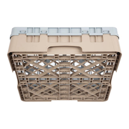 Cambro Camrack Beige 25 Compartments Max Glass Height 92mm (5 Pack) • PAS-DW554