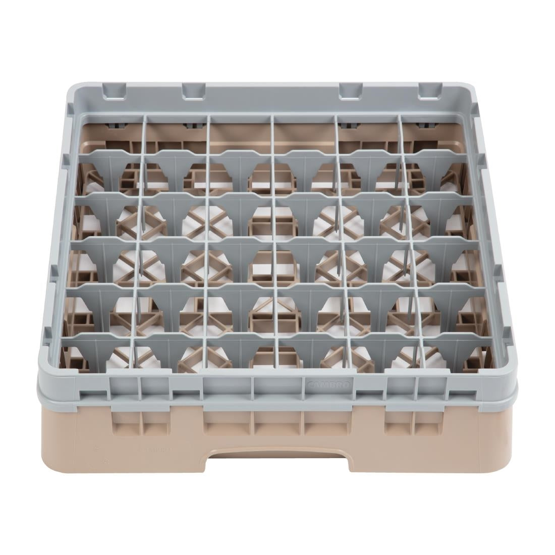 Cambro Camrack Beige 36 Compartments Max Glass Height 92mm • PAS-DW558