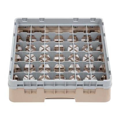 Cambro Camrack Beige 36 Compartments Max Glass Height 92mm • PAS-DW558