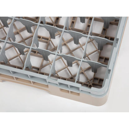 Cambro Camrack Beige 36 Compartments Max Glass Height 92mm • PAS-DW558