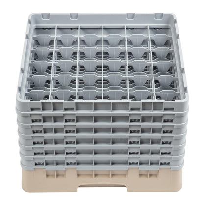 Cambro Camrack Beige 36 Compartments Max Glass Height 298mm • PAS-DW560