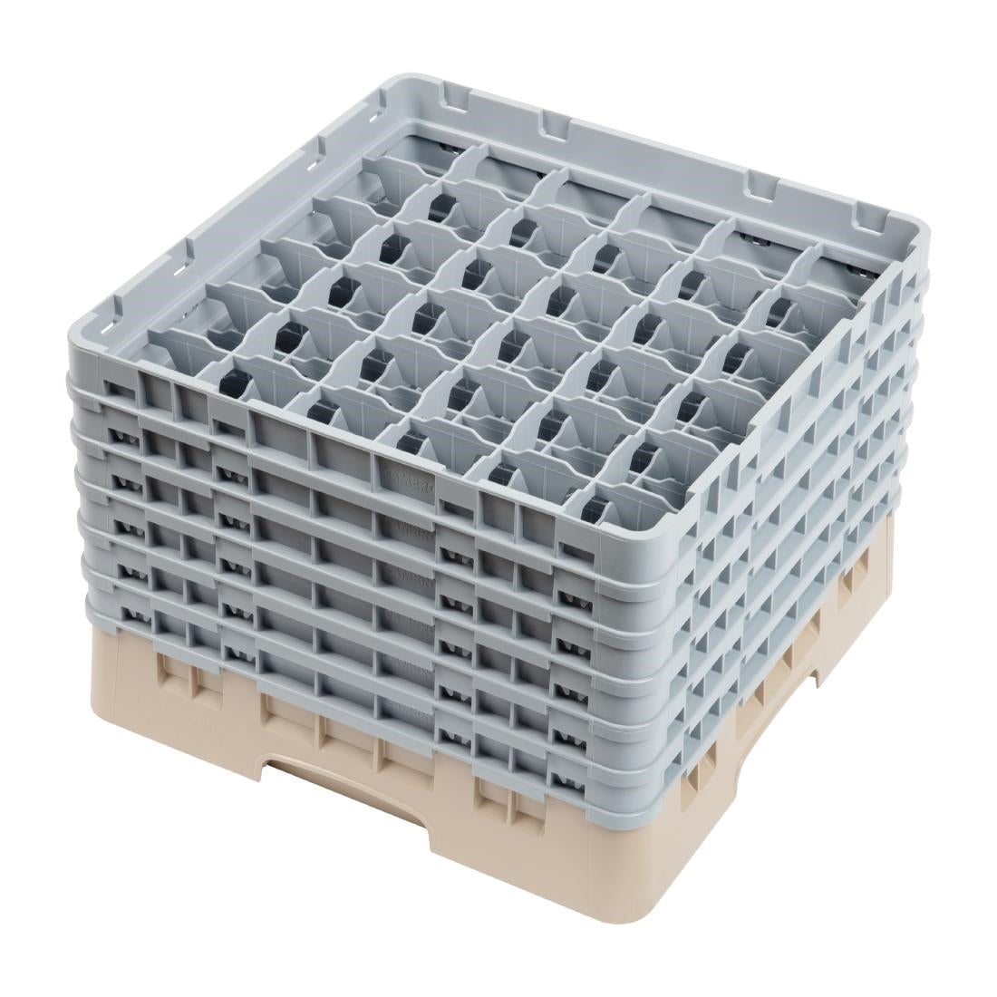 Cambro Camrack Beige 36 Compartments Max Glass Height 298mm • PAS-DW560