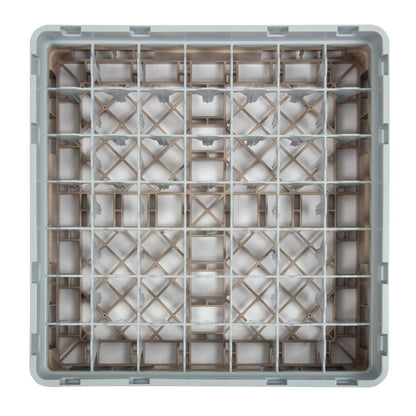 Cambro Camrack Beige 49 Compartments Max Glass Height 92mm • PAS-DW561