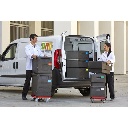 Cambro GOBOX EPP400 Front Loading GN Pan Carrier - Black - 86Ltr - 640x440x625mm • PAS-DW565