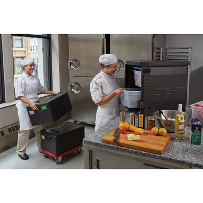 Cambro GOBOX EPP400 Front Loading GN Pan Carrier - Black - 86Ltr - 640x440x625mm • PAS-DW565