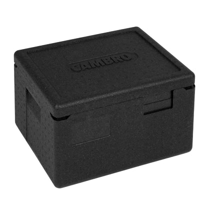 Cambro GOBOX EPP260 Top Loading  GN Pan Carrier for 1/2 x 150mm Pans - Black • PAS-DW570