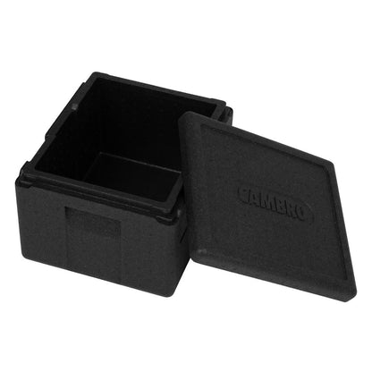 Cambro GOBOX EPP260 Top Loading  GN Pan Carrier for 1/2 x 150mm Pans - Black • PAS-DW570