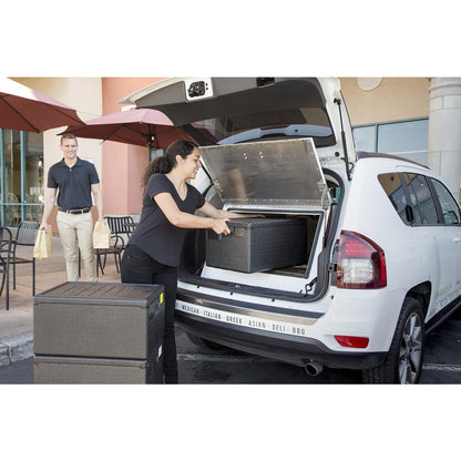 Cambro GOBOX EPP260 Top Loading  GN Pan Carrier for 1/2 x 150mm Pans - Black • PAS-DW570