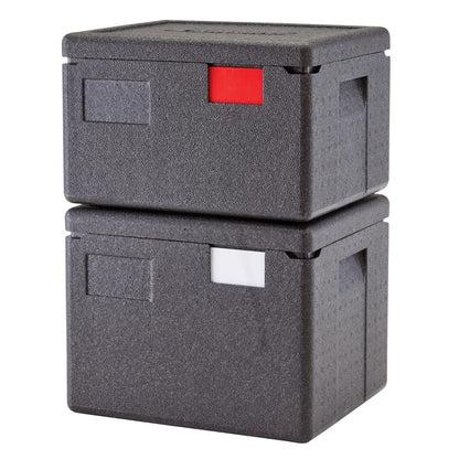 Cambro GOBOX EPP260 Top Loading  GN Pan Carrier for 1/2 x 150mm Pans - Black • PAS-DW570