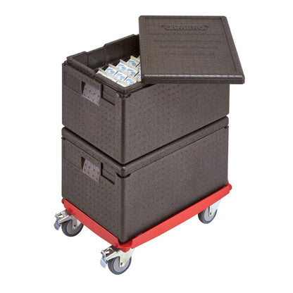 Cambro GOBOX EPP260 Top Loading  GN Pan Carrier for 1/2 x 150mm Pans - Black • PAS-DW570
