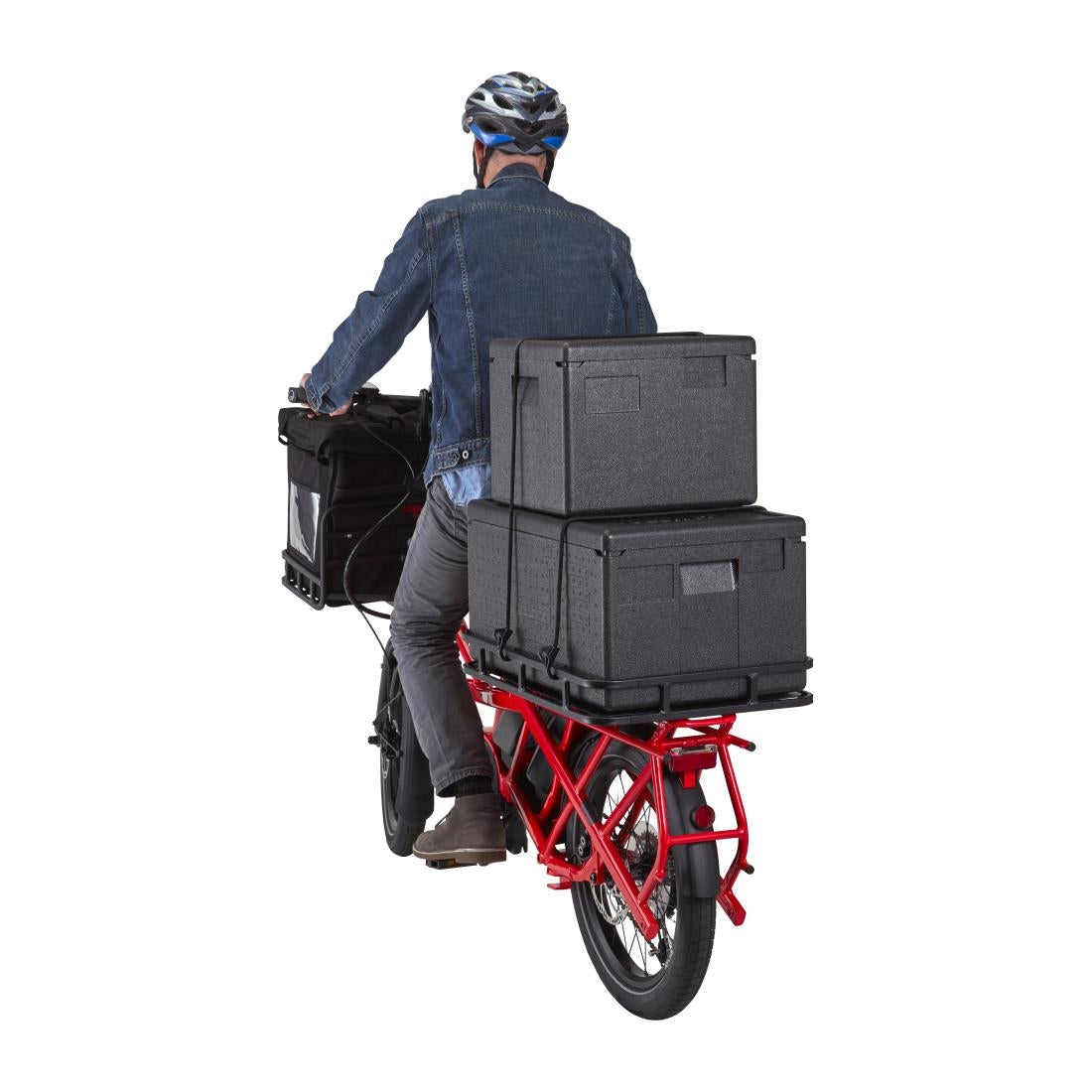 Cambro GOBOX EPP280 Top Loading GN Pan Carrier for 1/2 x 200mm Pans - Black • PAS-DW571