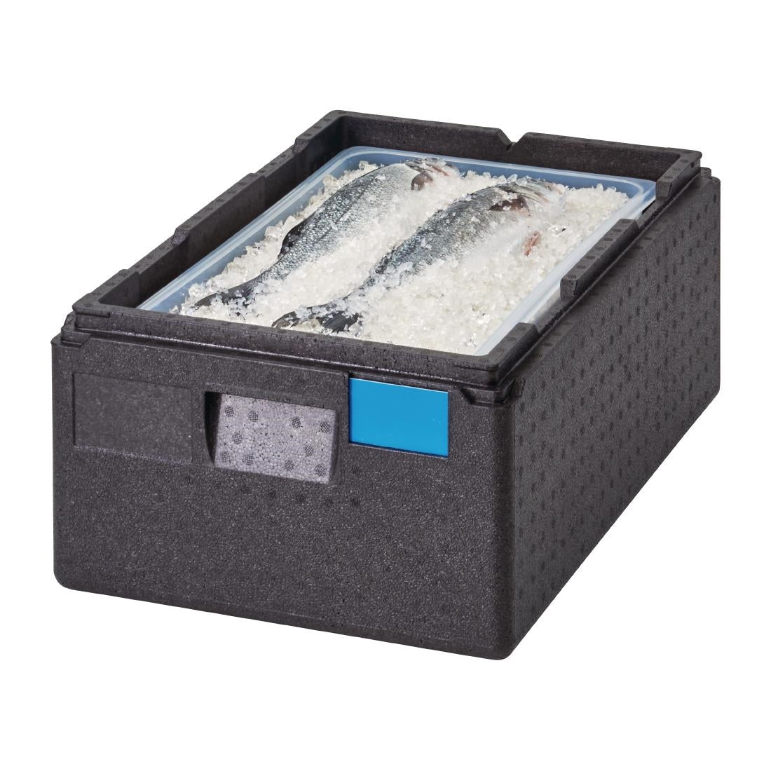 Cambro GOBOX EPP160 Top Loading GN Pan Carrier for  1/1 x 150mm pans - Black • PAS-DW573