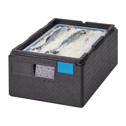 Cambro GOBOX EPP160 Top Loading GN Pan Carrier for  1/1 x 150mm pans - Black • PAS-DW573