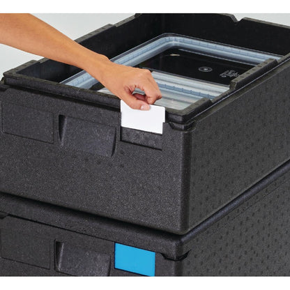 Cambro GOBOX EPP160 Top Loading GN Pan Carrier for  1/1 x 150mm pans - Black • PAS-DW573
