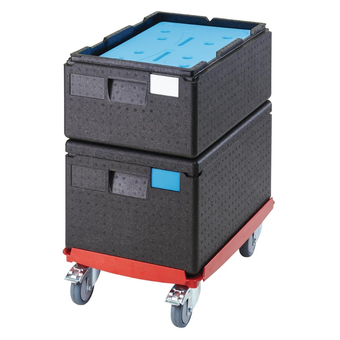 Cambro GOBOX EPP180 Top Loading GN Pan Carrier for 1/1 x 200mm Pans - Black • PAS-DW574