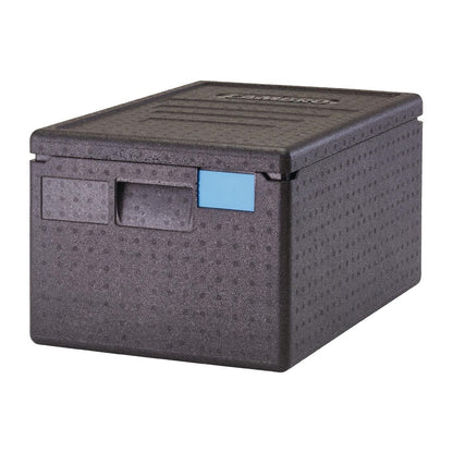 Cambro GOBOX EPP180 Top Loading GN Pan Carrier for 1/1 x 200mm Pans - Black • PAS-DW574