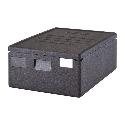 Cambro GOBOX EPP4060 Top Loading Sheet Pan Carrier - Black - 400x600mm - 53Ltr (Stores 1 x 200mm deep 60x40cm crate) • PAS-DW581