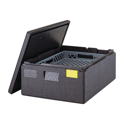 Cambro GOBOX EPP4060 Top Loading Sheet Pan Carrier - Black - 400x600mm - 53Ltr (Stores 1 x 200mm deep 60x40cm crate) • PAS-DW581