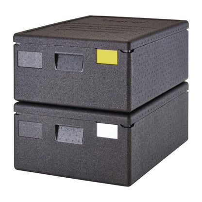 Cambro GOBOX EPP4060 Top Loading Sheet Pan Carrier - Black - 400x600mm - 53Ltr (Stores 1 x 200mm deep 60x40cm crate) • PAS-DW581