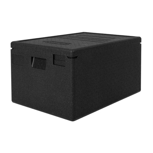 Cambro GOBOX EPP4060 Top Loading Sheet Pan Carrier - Black - 400x600mm - 80Ltr (Stores 1 x 300mm deep 60x40cm crate | 80Ltr) • PAS-DW582