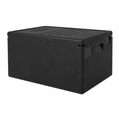Cambro GOBOX EPP4060 Top Loading Sheet Pan Carrier - Black - 400x600mm - 80Ltr (Stores 1 x 300mm deep 60x40cm crate | 80Ltr) • PAS-DW582