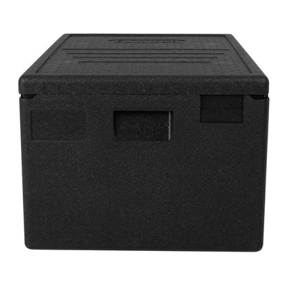 Cambro GOBOX EPP4060 Top Loading Sheet Pan Carrier - Black - 400x600mm - 80Ltr (Stores 1 x 300mm deep 60x40cm crate | 80Ltr) • PAS-DW582