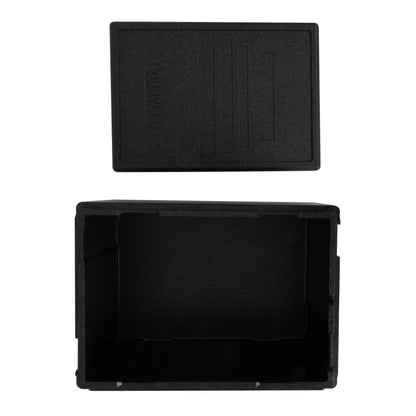 Cambro GOBOX EPP4060 Top Loading Sheet Pan Carrier - Black - 400x600mm - 80Ltr (Stores 1 x 300mm deep 60x40cm crate | 80Ltr) • PAS-DW582