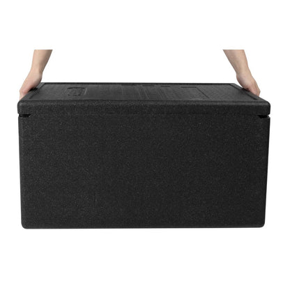 Cambro GOBOX EPP4060 Top Loading Sheet Pan Carrier - Black - 400x600mm - 80Ltr (Stores 1 x 300mm deep 60x40cm crate | 80Ltr) • PAS-DW582