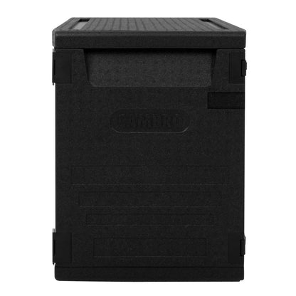 Cambro GOBOX EPP4060 Front Loading Sheet Pan Carrier - Black - 400x600mm -126Ltr (Stores 6 x 60x40cm crates | 126Ltr) • PAS-DW583