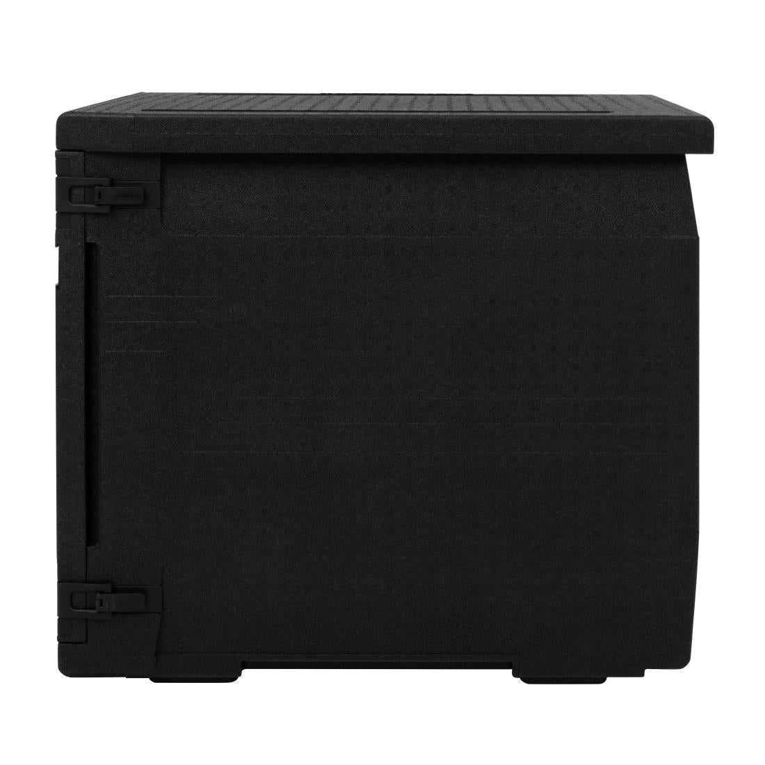 Cambro GOBOX EPP4060 Front Loading Sheet Pan Carrier - Black - 400x600mm -126Ltr (Stores 6 x 60x40cm crates | 126Ltr) • PAS-DW583