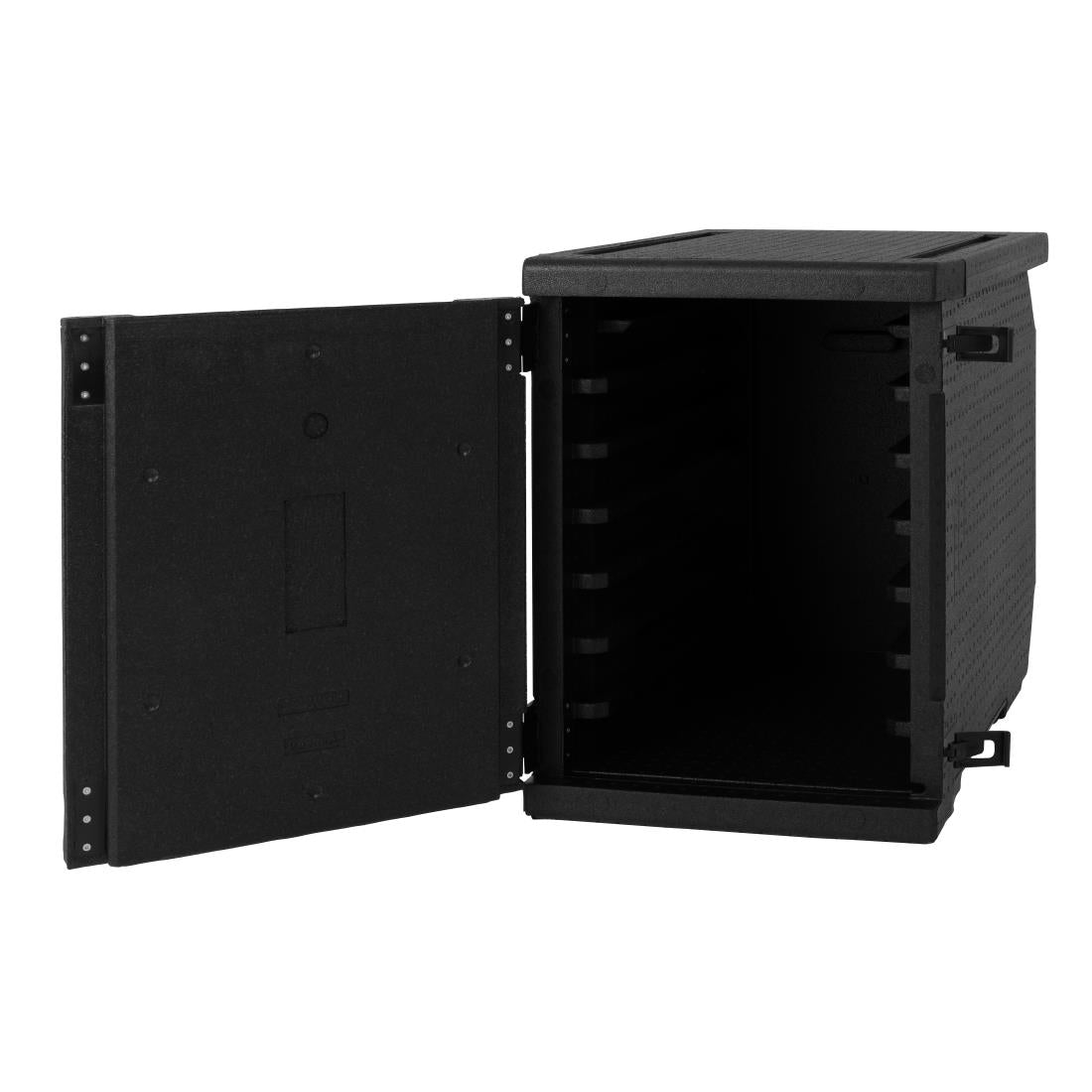 Cambro GOBOX EPP4060 Front Loading Sheet Pan Carrier - Black - 400x600mm -126Ltr (Stores 6 x 60x40cm crates | 126Ltr) • PAS-DW583