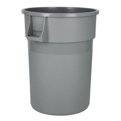 Jantex Heavy-Duty Round Bin Grey 160Ltr (Material: Polypropylene | 795(H)x695(L)x607(W)mm) • PAS-DX498
