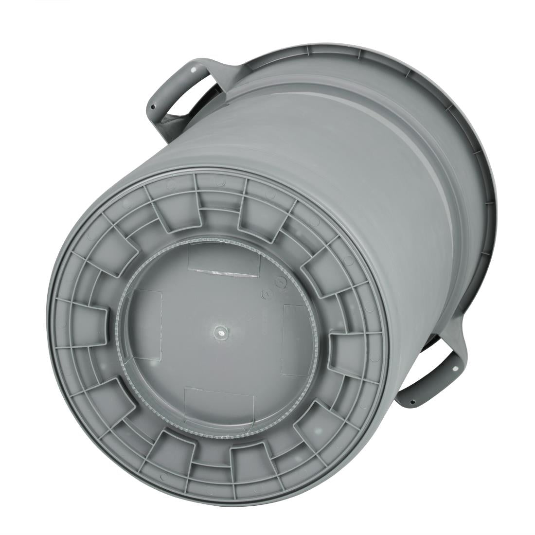 Jantex Heavy-Duty Round Bin Grey 160Ltr • PAS-DX498