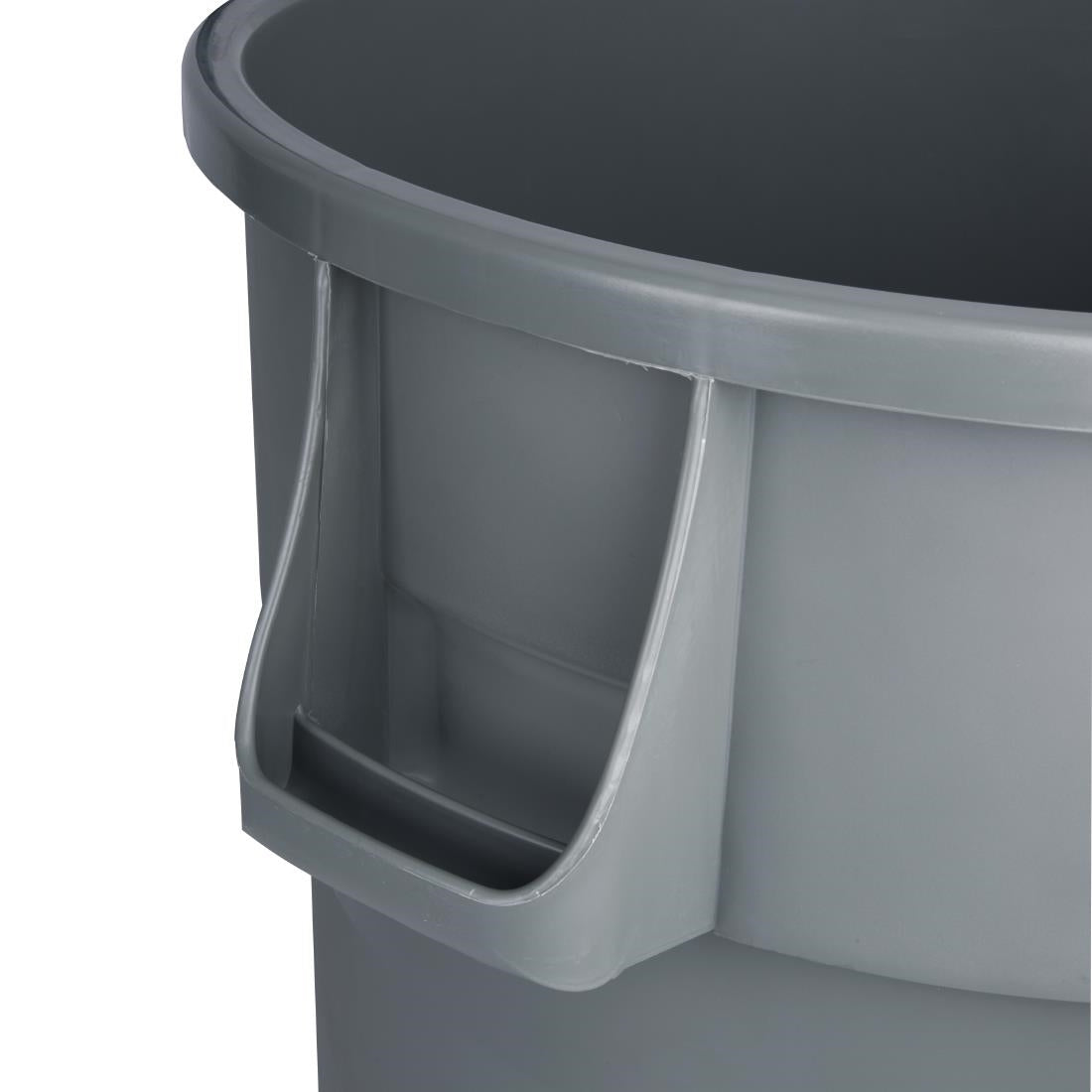 Jantex Heavy-Duty Round Bin Grey 160Ltr • PAS-DX498