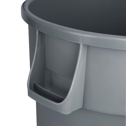 Jantex Heavy-Duty Round Bin Grey 160Ltr • PAS-DX498