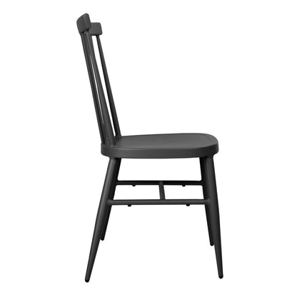 Bolero Windsor Aluminium Black Chairs (4 Pack) (Pack Quantity: 4) • PAS-DX686