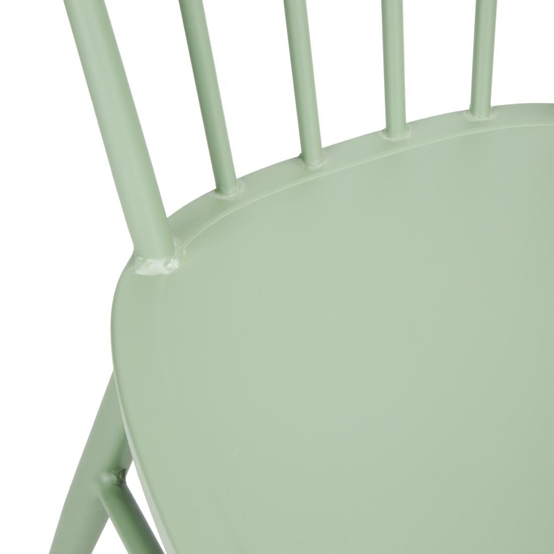 Bolero Windsor Aluminium Green Chairs (4 Pack) (Pack Quantity: 4) • PAS-DX687