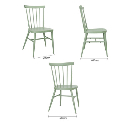 Bolero Windsor Aluminium Green Chairs (4 Pack) (Pack Quantity: 4) • PAS-DX687