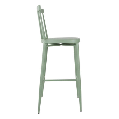 Bolero Windsor Aluminium Green High Stools (2 Pack) (Pack Quantity: 2) • PAS-DX689