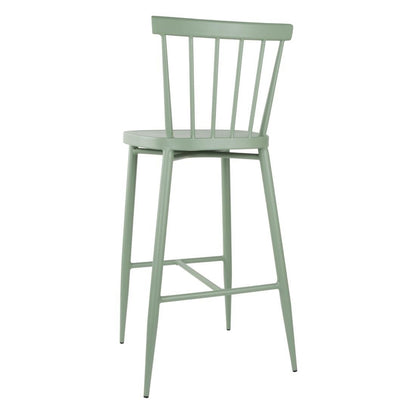 Bolero Windsor Aluminium Green High Stools (Pack of 2) • PAS-DX689