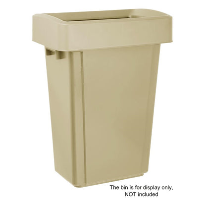 Jantex 60/80Ltr Slim Bin Lid Beige (Compatible with Jantex Slim Bins - FX149/DX965/DX966) • PAS-DX967