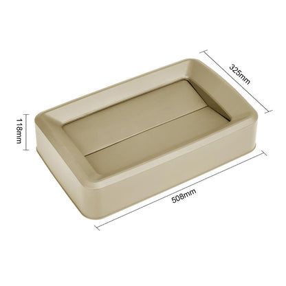 Jantex 60/80Ltr Slim Bin Lid Beige (Compatible with Jantex Slim Bins - FX149/DX965/DX966) • PAS-DX967
