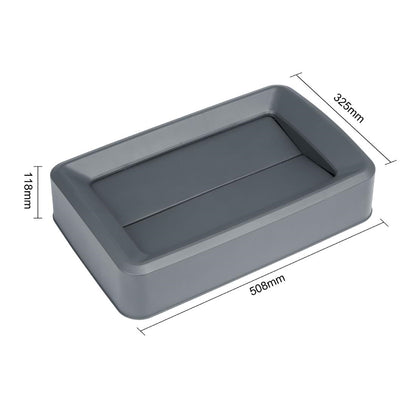 Jantex 60/80Ltrs Slim Bin Lid Grey (Compatible with Jantex Slim Bins - FX149/DX965/DX966) • PAS-DX968