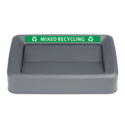 Jantex 60/80Ltrs Slim Bin Lid Grey (Compatible with Jantex Slim Bins - FX149/DX965/DX966) • PAS-DX968